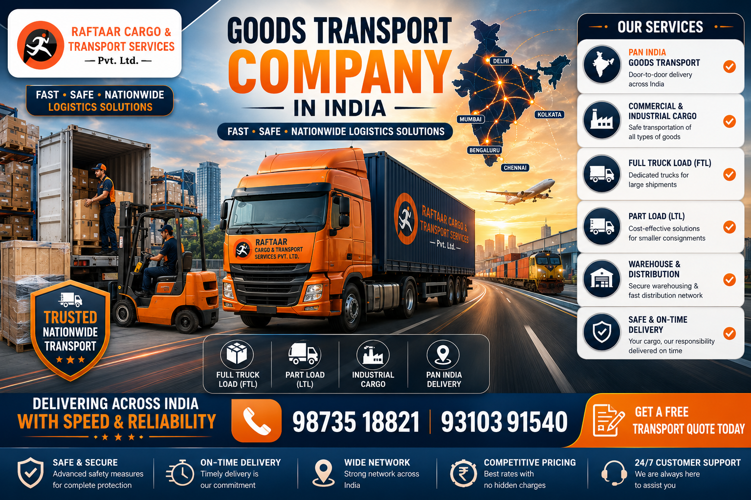 Goods Transport Company in India