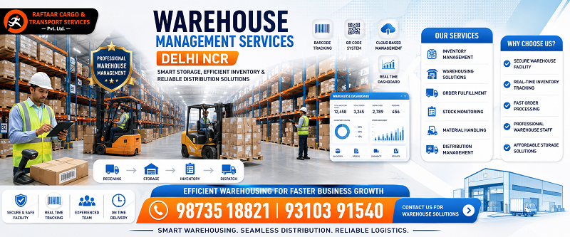 Warehouse Management Services Delhi NCR | Professional Storage Solutions