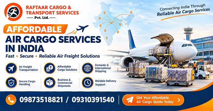 Affordable Air Cargo Services in India | Raftaarcargo